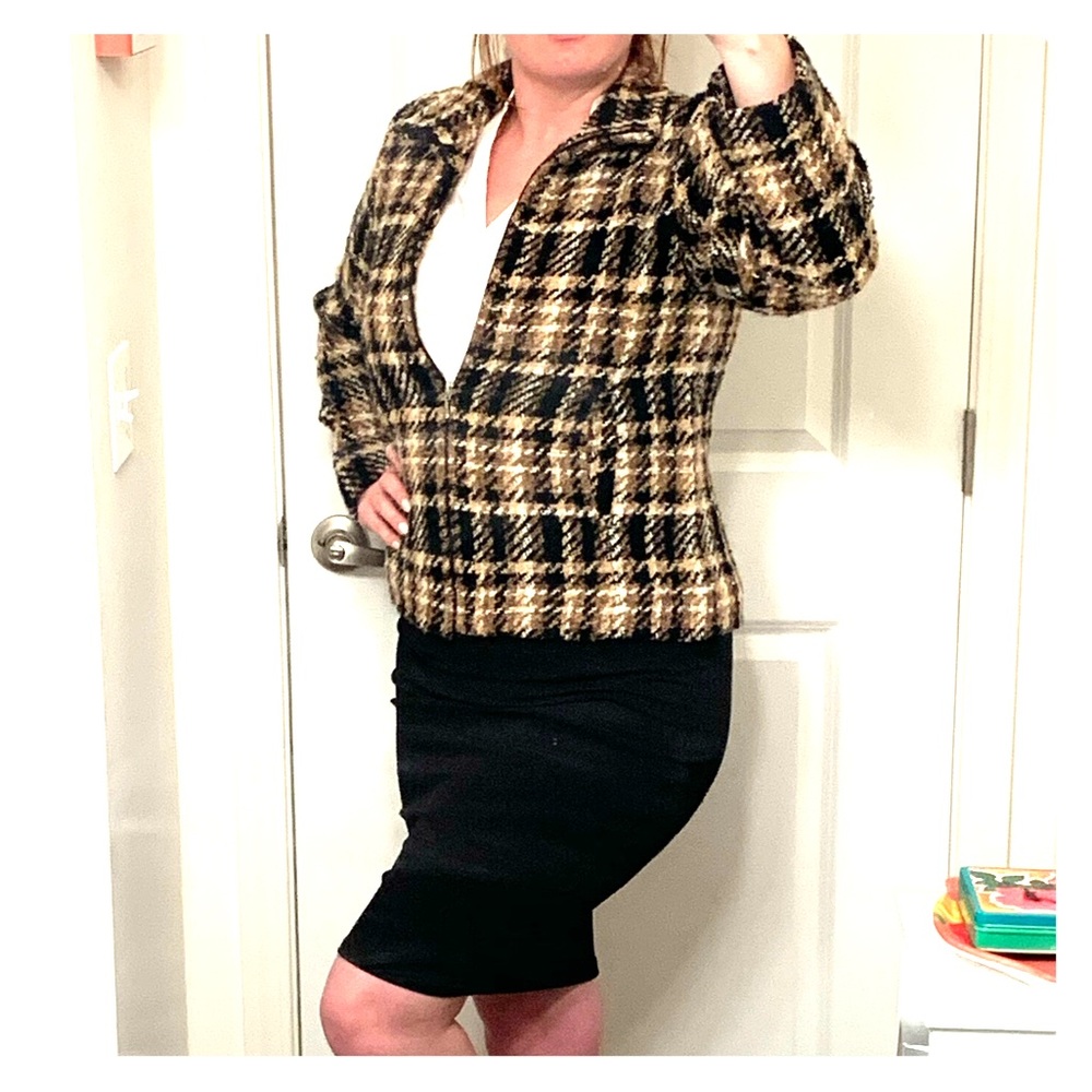 Weave of the Irish Plaid Zippered Jacket